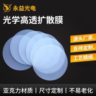 Manufacturer Supply Ps Diffusion Board for Downlights and Panel Lights, Round and Square Diffusion Boards, Single-Layer and Double-Layer Light-Transmitting Boards, Uniform Light Diffusion Boards