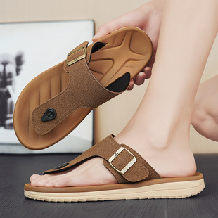 Chuanglong AIZOMR New Birkenn Men's Slippers with No Stinky Feet Feeling Super Soft Birkenn High Elastic High-grade Flip Flops