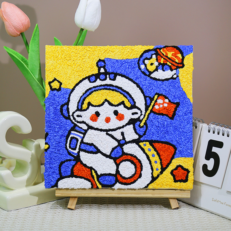 パルプ画diy材料バッグ手作り創意装飾画小学生充填画屋台半製品セット|undefined
