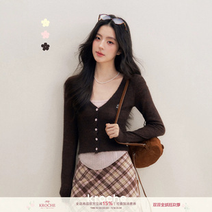 Kroche 25aw ������ʽ ��ë�켏 �����ײɫV�I�كɼ�ᘿ������
