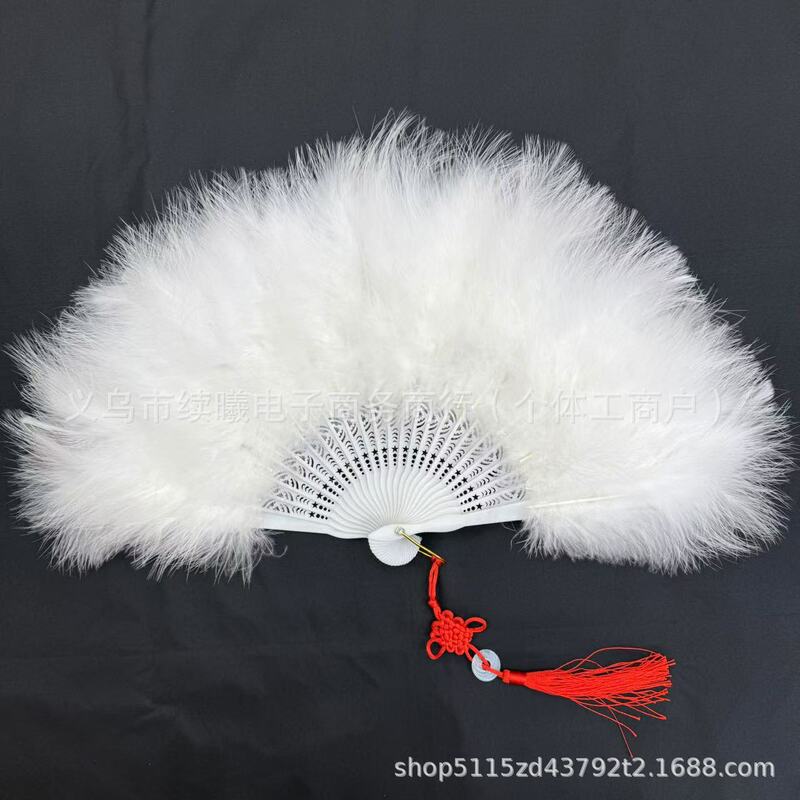 Manufacturer Amazon Antique Style 25-Piece Bridal Feather Fan Thickeneded Feather Dance Feather Fan Photo Props