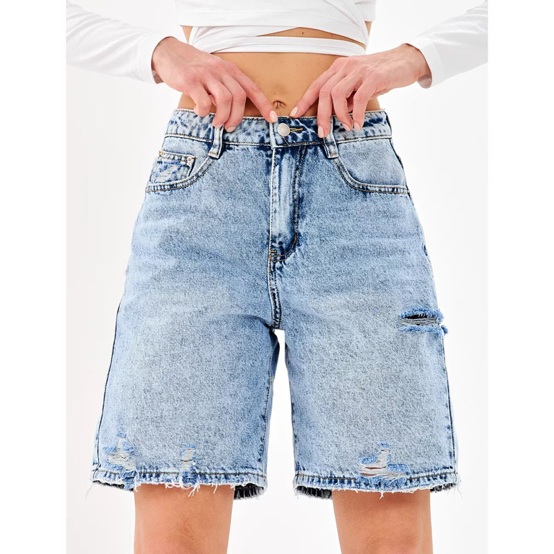 Шорты Женская Одежда High-Waisted Denim Shorts Women's Clothing Шорты Женская Одежда High-Waisted Denim Shorts Women's Clothing