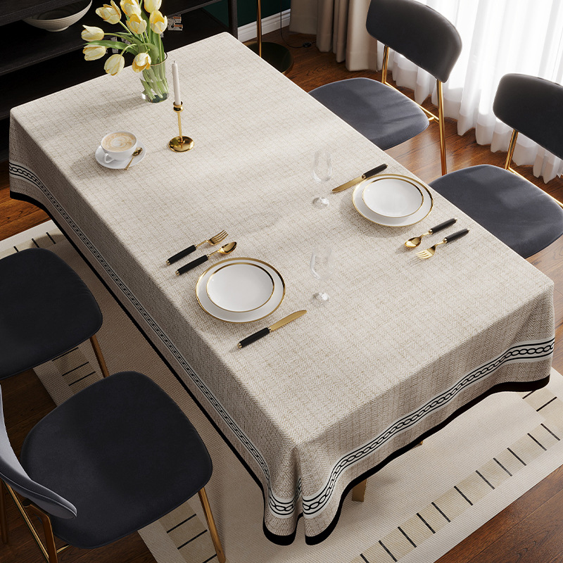 Mantel para Mesa de Comedor y Centro de PVC Impermeable, Resistente al Aceite y al Calor