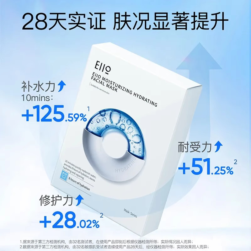 eiio奕沃快充面膜快充补水致润水感面膜保湿修护水润柔润敏肌适用|undefined