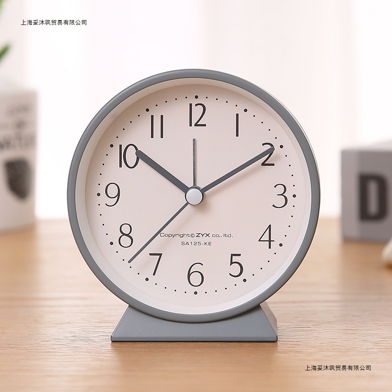 Alarm Clock Normcore Watch for Primary and Secondary School Students Dormitory Bedside Lazy Alarm Night Light Bedroom Mute Cute Female Study