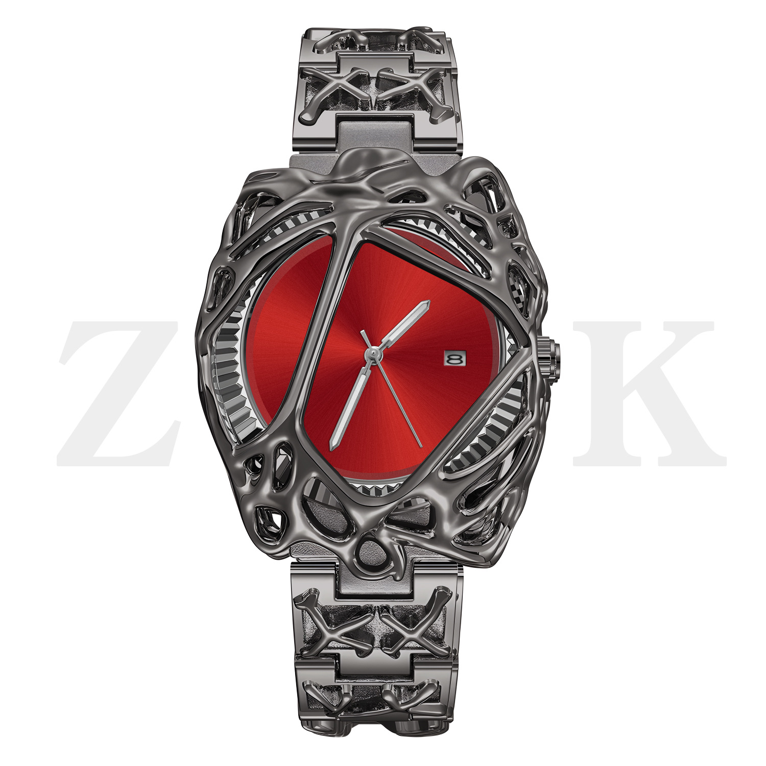 [건 블랙 레드 플레이트]