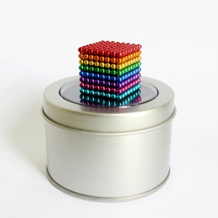 3mm512 magnetic ball Buck ball magnetic ball magnetic cube puzzle toy factory direct silver mixed color