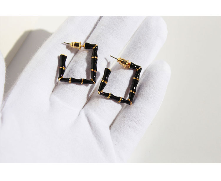 Fashion Geometric Copper Plating Ear Studs 1 Pair