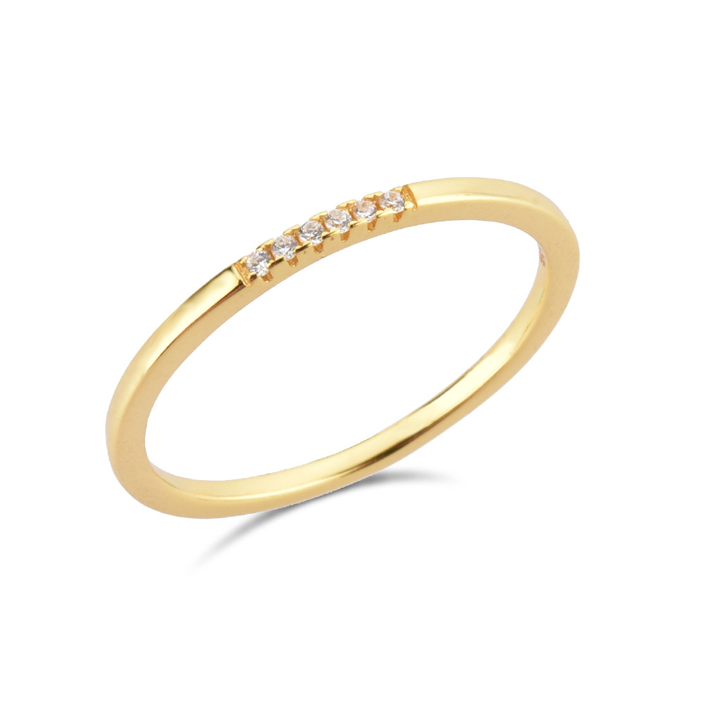 Electroplating Gold Plating Process 18K Gold Plated 925 Sterling Silver Geometric Rings