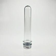 45ml透明PET圆柱圆底试管瓶定制款 面膜糖果胶囊橡皮数据线塑料瓶