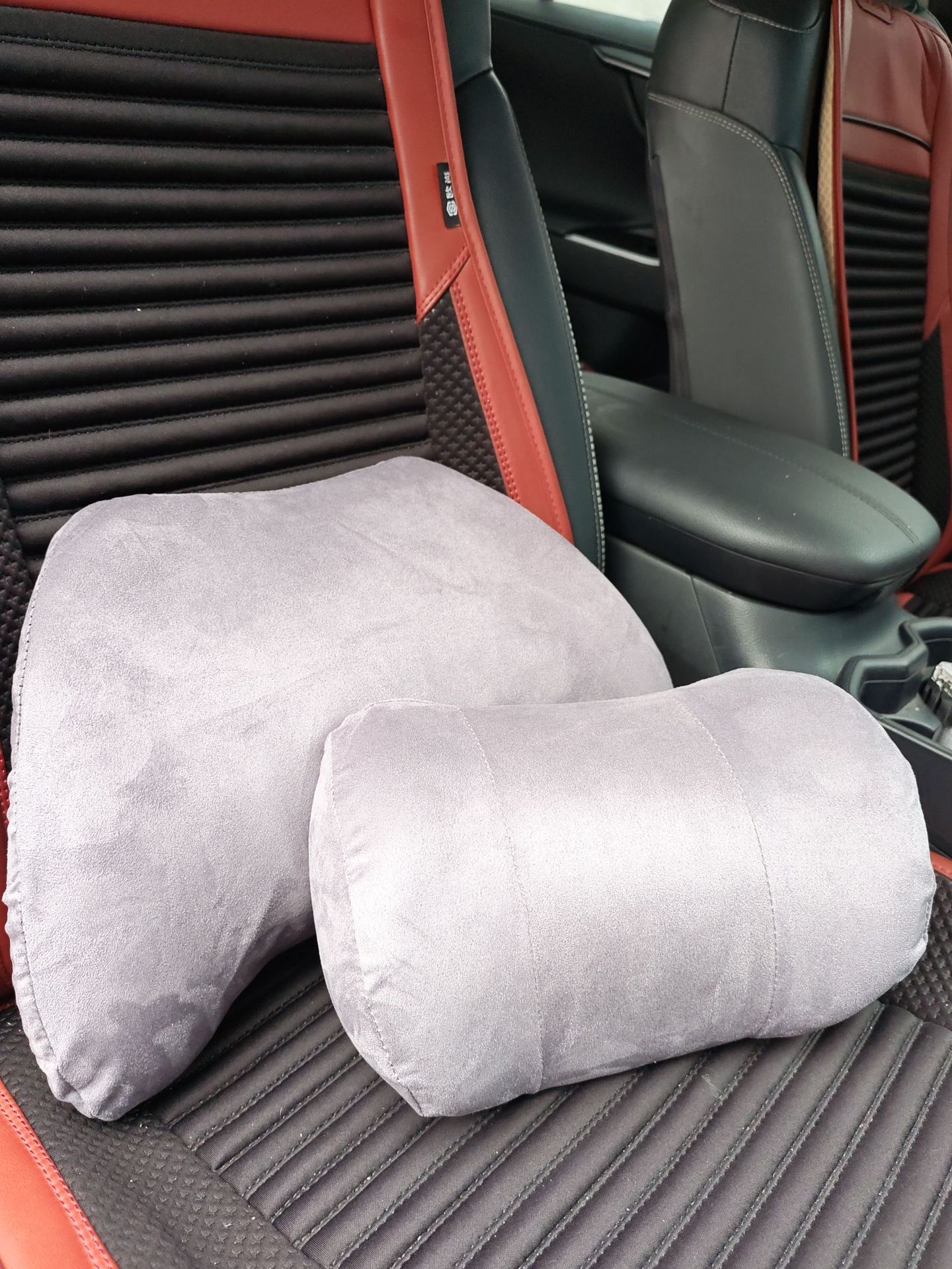 Car Interior Accessories Headrest and Lumbar Support [Cartoon Style and Memory Foam Style] Suitable for All Seasons, Skin-Friendly, Soft and Comfortable