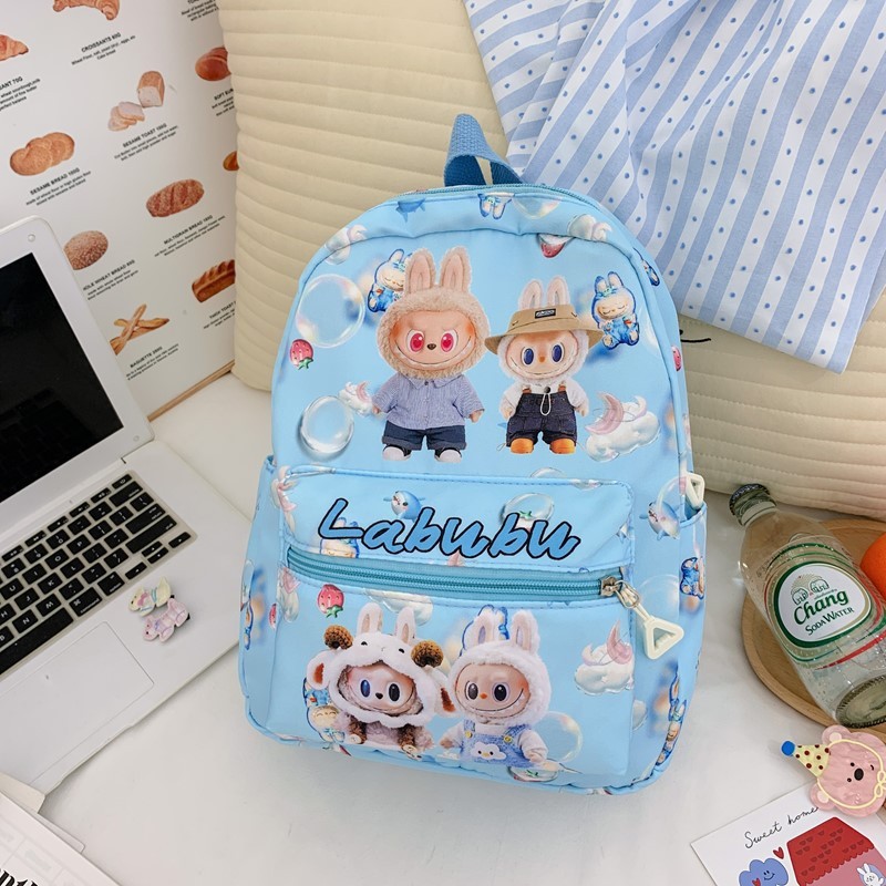 跨境新款潮流卡通拉布布包包儿童双肩包幼儿园大容量高颜值双背包|undefined