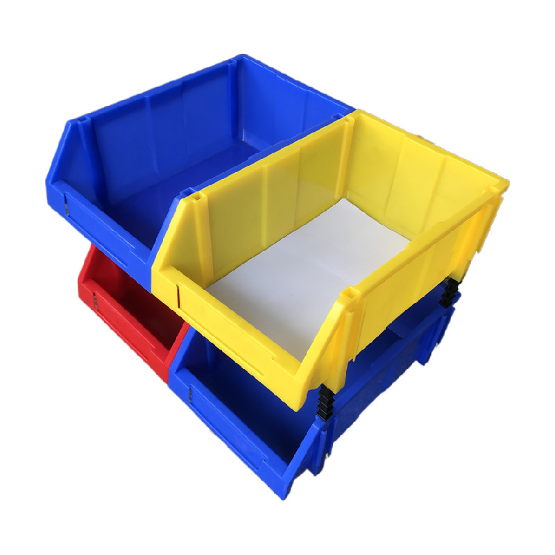 厂家现货斜口胶筐 五金工具零配件储物筐 货架物料筐 零件框