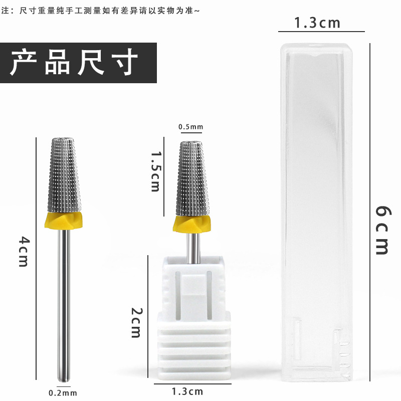Cabeza de pulido de acero de tungsteno de alta gama broca de carburo duro diente cruzado cinco en uno descarga rápida de la pieza de pulido de armadura sin temblar