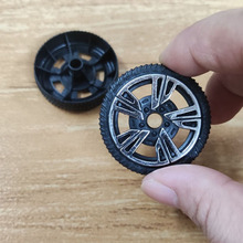 塑料车轮玩具塑胶车轮子PP轮胎通孔轮子