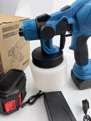 Lithium battery spray gun, rechargeable electric wall spray gun, wireless paint, paint spray machine, portable spray paint