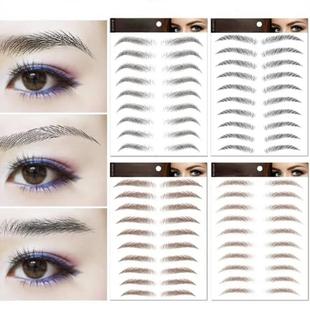 Water-Based Hair-Liked Authentic Eyebrow Tattoo Sticker Cross-Border