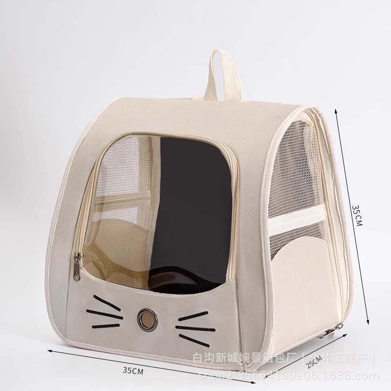 猫バッグペットショルダーバッグ外出携帯ペットバッグ通気性大空間猫犬共通バッグ小型犬旅行バッグ|undefined