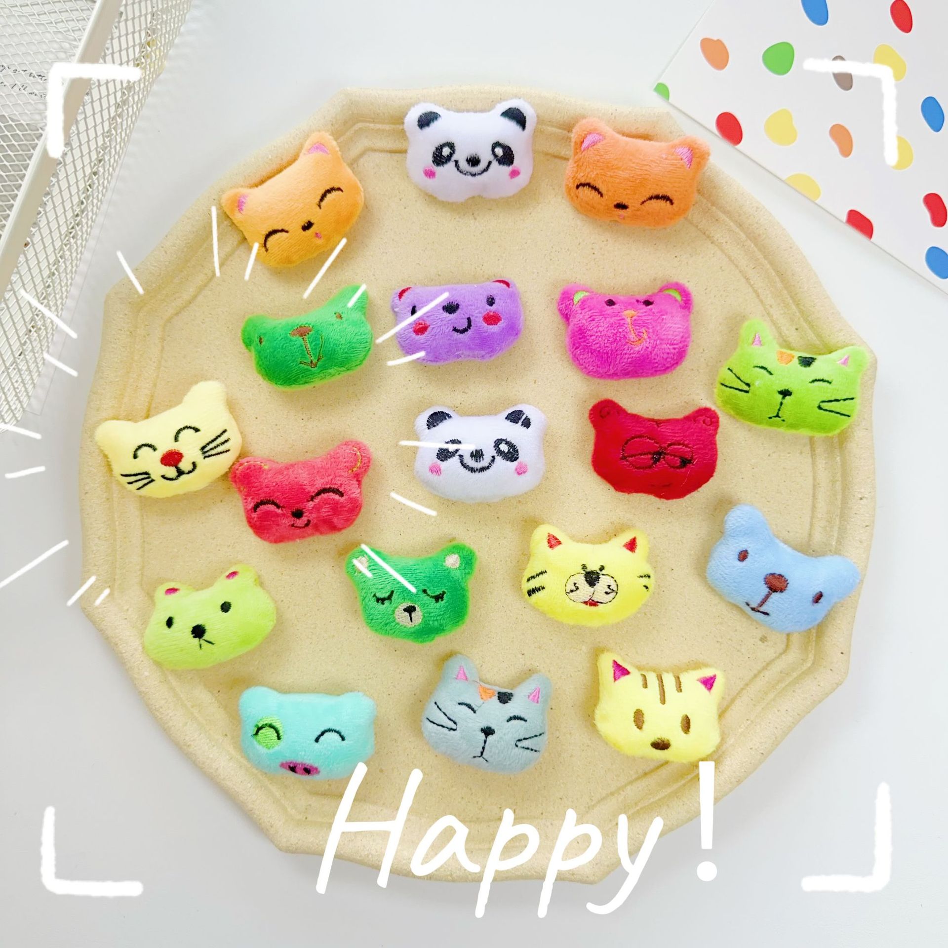 创意可爱充棉公仔玩偶迷你家用抓娃娃机儿童玩具辅料配件夹娃娃机