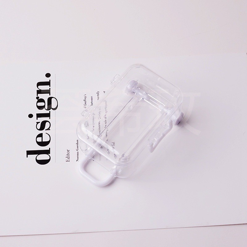 Plastic Material 1 Piece Plastic Casual Elegant Solid Color Jewelry Boxes