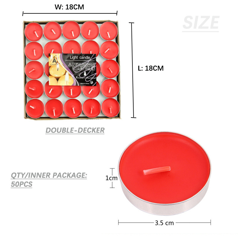 Venta al por mayor 50 unids color curling aluminio Shell vela sin humo té insípido cera calefacción péndulo Multi-propósito transfronterizo