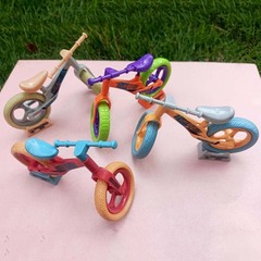 ミニシミュレーション自転車子供用ビルディングブロック教育減圧バランス車手作り DIY 組み立て自転車おもちゃの装飾品