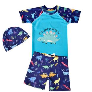 Children's Swimwear Boys' Big Children's One-piece Swimwear Baby Boy Princess Sunscreen Swimming Equipment