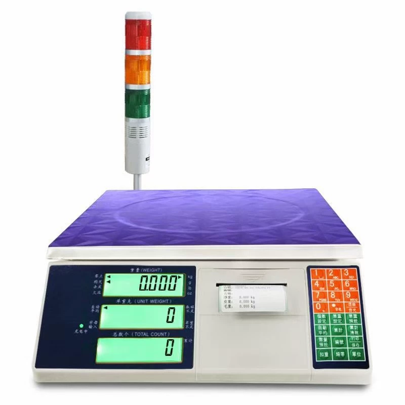 Электронные весы для печати сигнализации