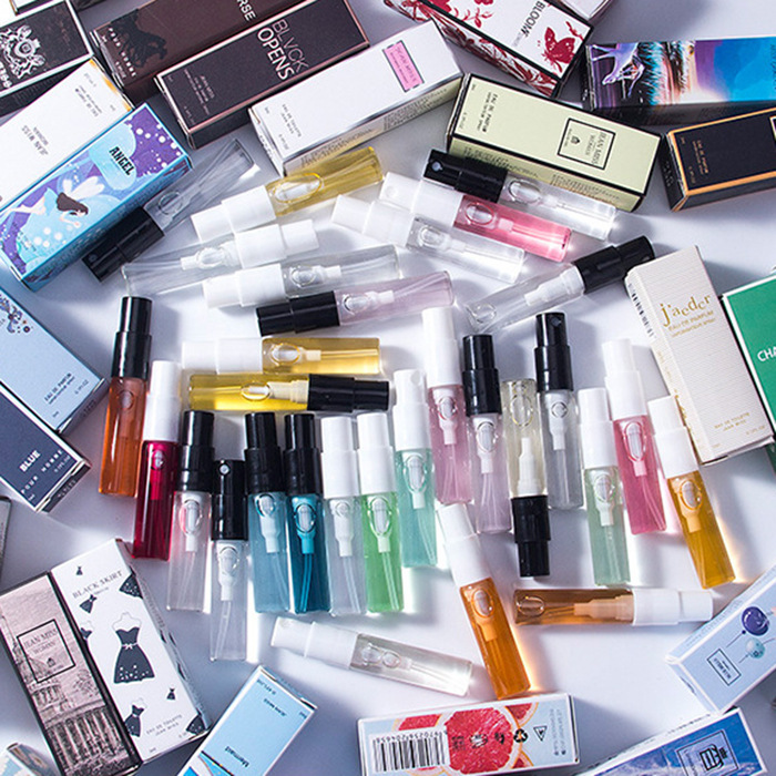 Wholesale Perfume Sample Test Tube Perfume Men and Women Gift Gift Glass Bottle with Nozzle 3ml