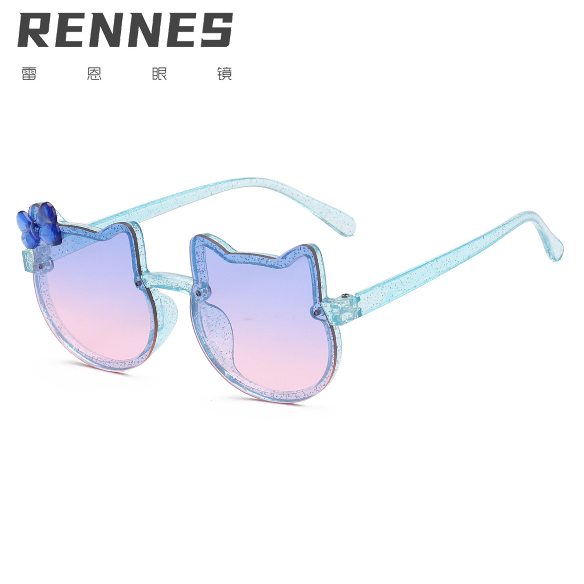 2021 Nuevas gafas de sol para niños lindas gafas de sol de gato gafas de sol de moda para niñas 61031