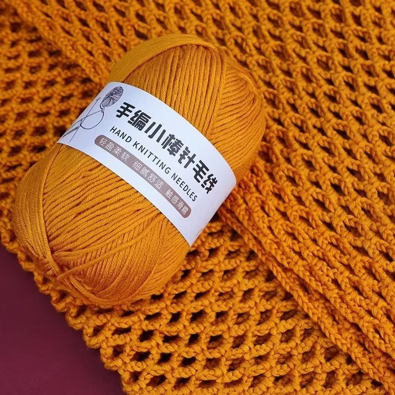 10 Pieces Handmade Knitting Needles, Wool Yarn, Medium Diameter Yarn for Knitting Men's and Women's Hats and Scarves, Wholesale