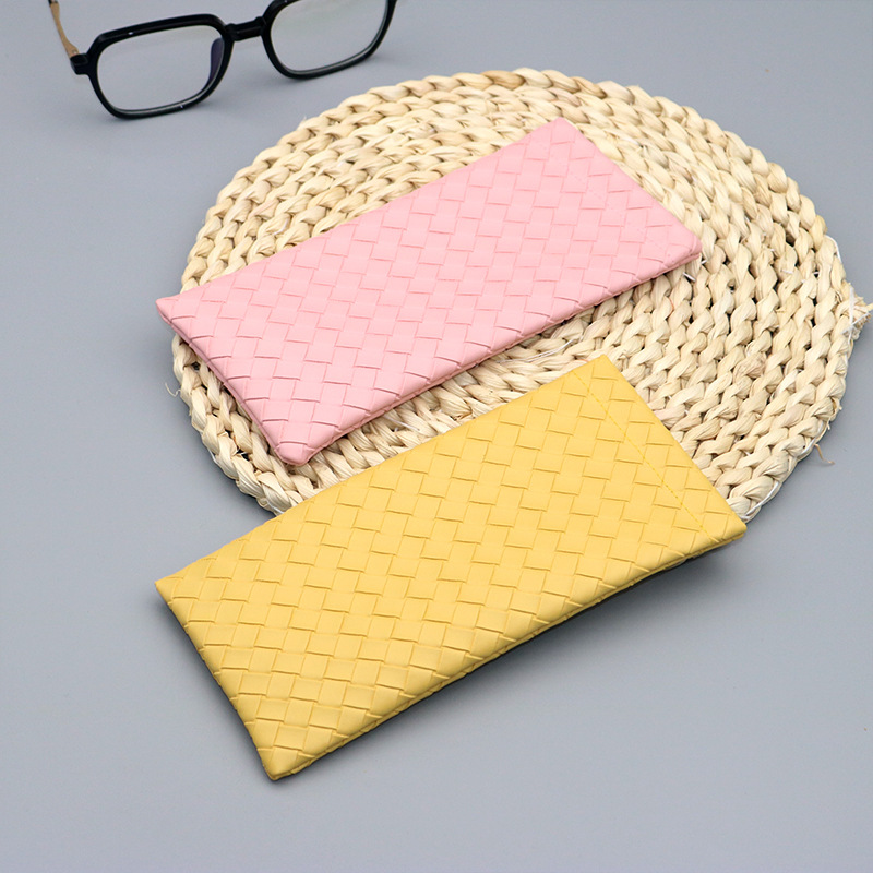 70g Weight Glasses Pouch Classification pu Material Solid Color Pattern Unisex Gender Casual, Elegant, Streetwear Style Casual Elegant Streetwear Solid Color Pu Unisex Glasses Pouch 4