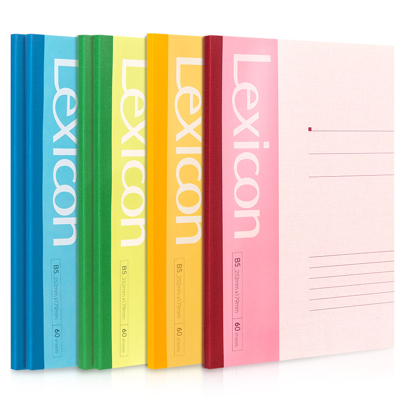 Deli A5/B5 cuaderno 100 páginas copia suave 60 páginas estudiante línea horizontal libro 30 20 páginas diario Libro de Negocios