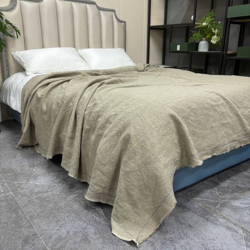 レトロアケグサブランケット、シングルブランケット、中世スタイルの三日月刺繍ブランケット、エアコンブランケット|undefined