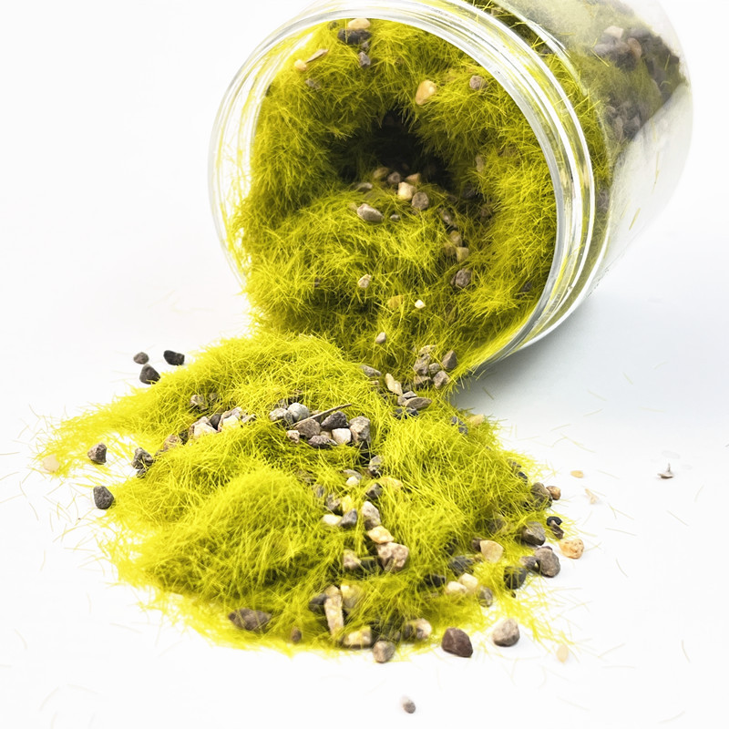 Original micro paisaje simulación tierra hierba piedra partículas vegetación hierba polvo edificio arena bandeja césped DIY materiales hechos a mano