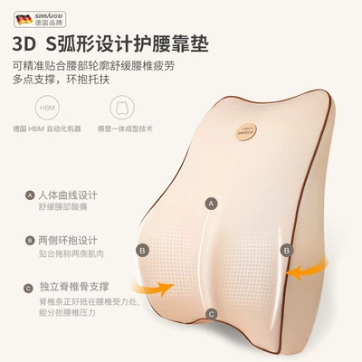 Car headrest neck pillow: Waist support