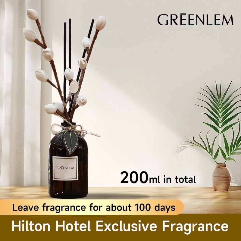 Hilton Hotel Exclusive Best-Selling Flameless Aromatherapy Large Capacity Reed Diffuser for Bedroom and Home Use Essential Oil Hilton Hotel Exclusive Best-Selling Flameless Aromatherapy Large Capacity Reed Diffuser for Bedroom and Home Use Essential Oil
