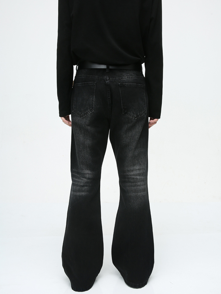 MTLClothes hombres | 2023 otoño nuevo puerto VIbe simple viento fácil lavado jeans