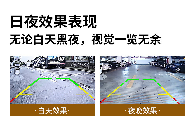 Car Reversing Rearview Camera with Dynamic Trajectory Ahd720Pahd1080Pcvbs