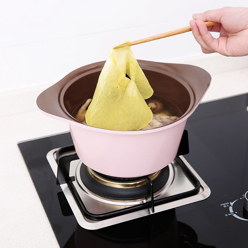 日本FaSoLa厨房吸油纸煲煮炖汤去油腻食用圆形吸油膜滤油去浮沫