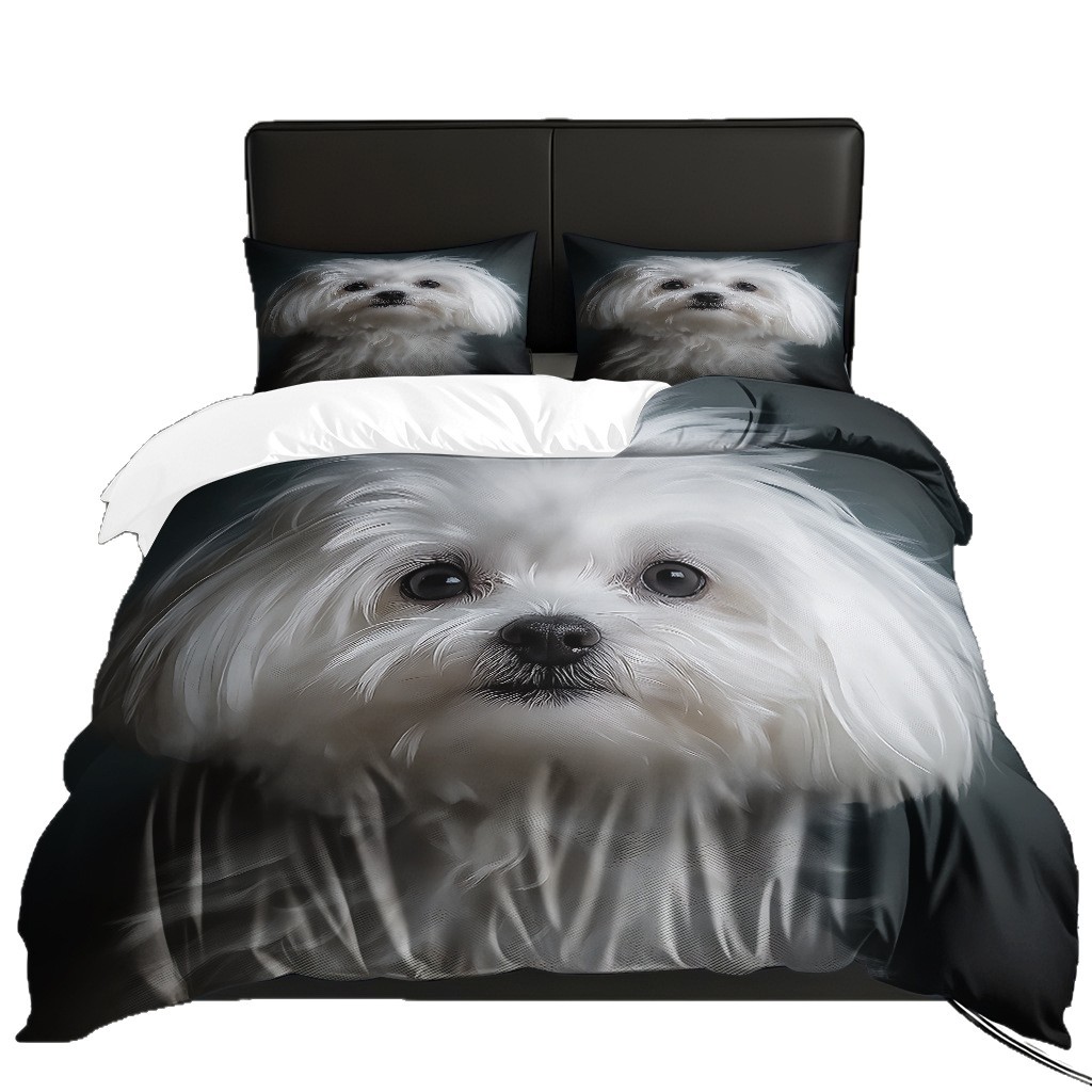 Cute perrito abrasión kit impresión digital pro-piel fabricante textil respirable venta directa soporte TEMU / JIT