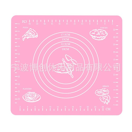 2926 Manufacturer 29*26 Food-Grade Silicone FDA Compliant Dough Mat Silicone Kneading Mat Baking Tool