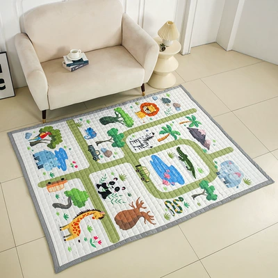 Avtomobil döşəmə paspasları — Crawling Game Floor Mat - animal-house-145195-about-2kg-with-independent-packaging