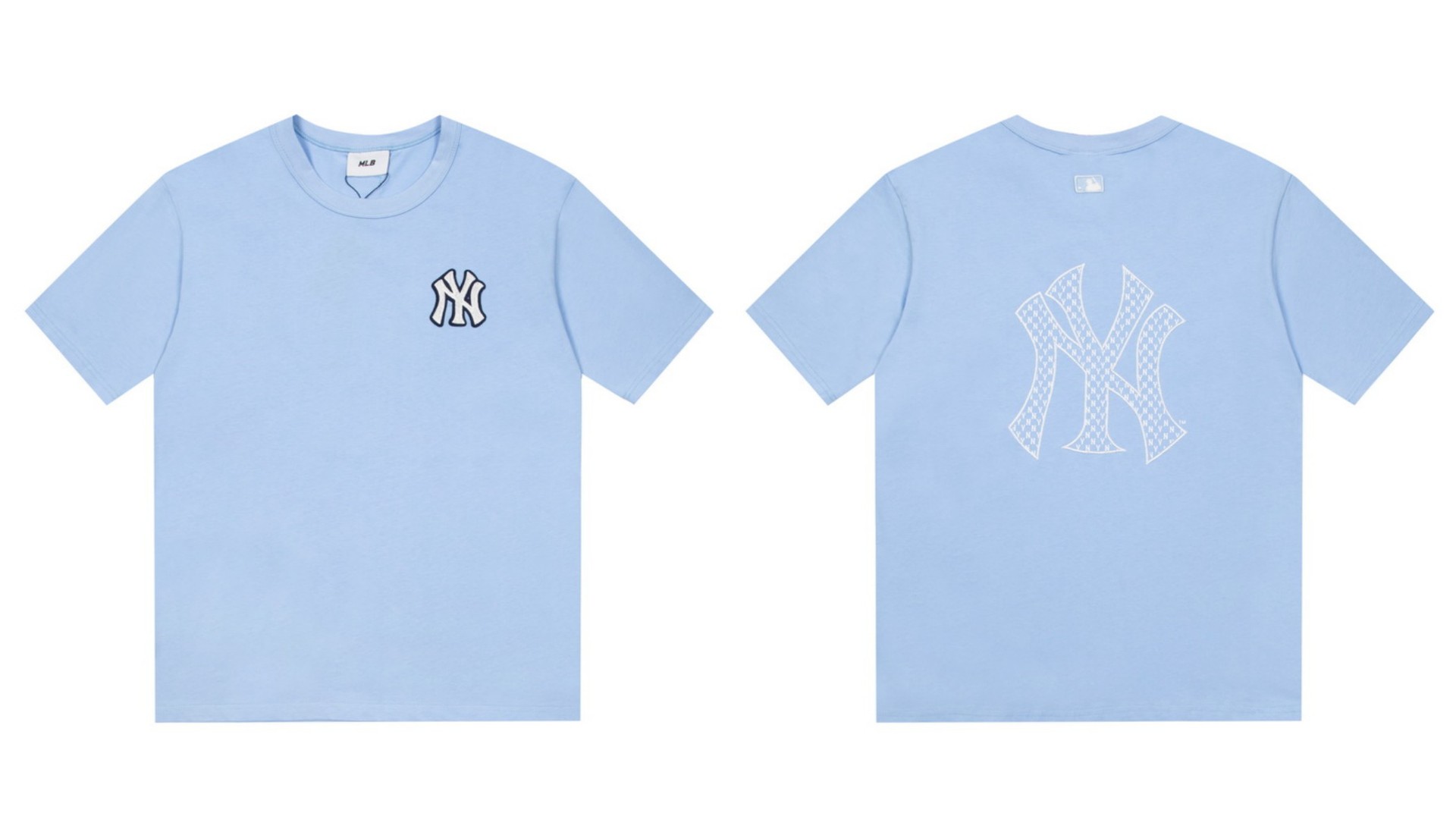 Fábrica al por mayor nueva moda Coreana de alta calidad impresa algodón manga corta hombres y mujeres mismo estilo pareja camiseta suelta soporte código de escaneo