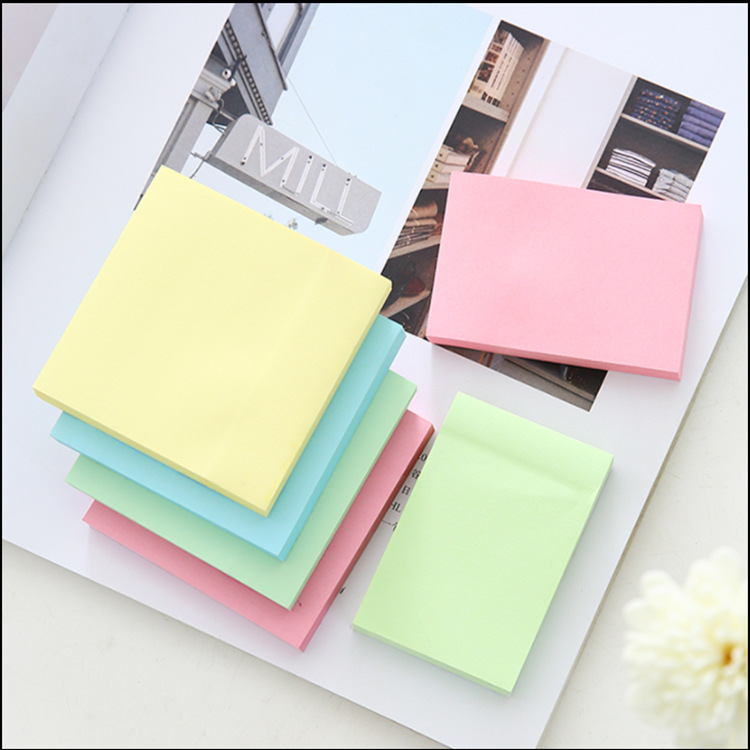 Office post-it notes wholesale ins style colorful note paper square note paper students cute casual N times stationery