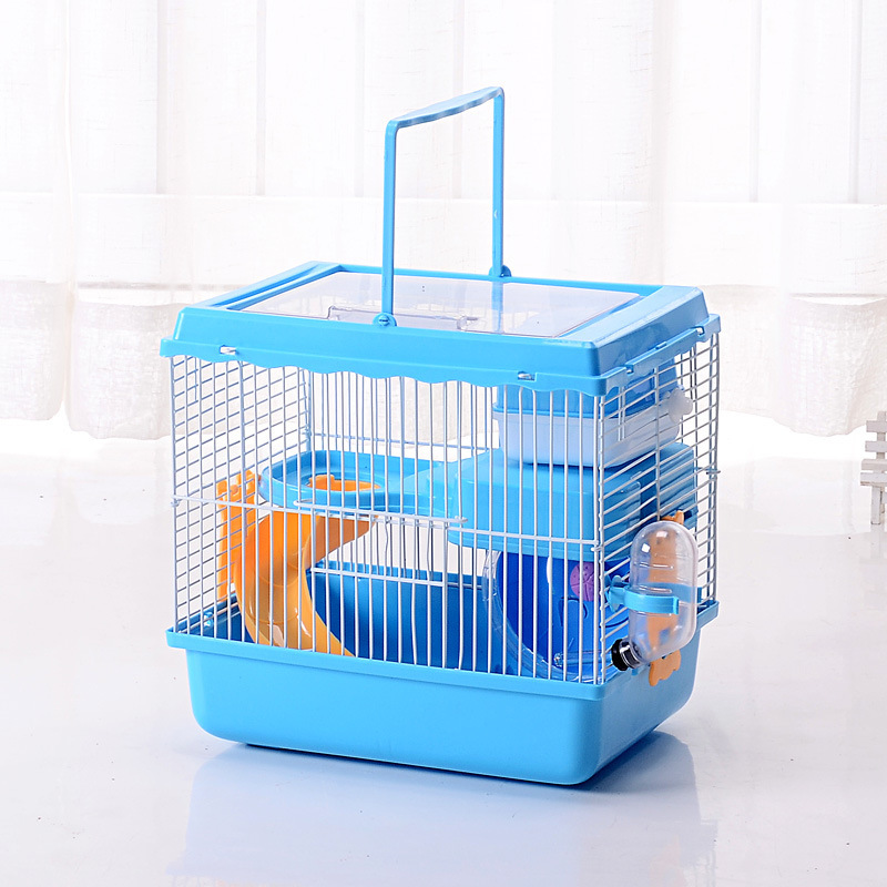 Hamster cage large castle double-layer transparent hamster house hamster large cage hamster supplies