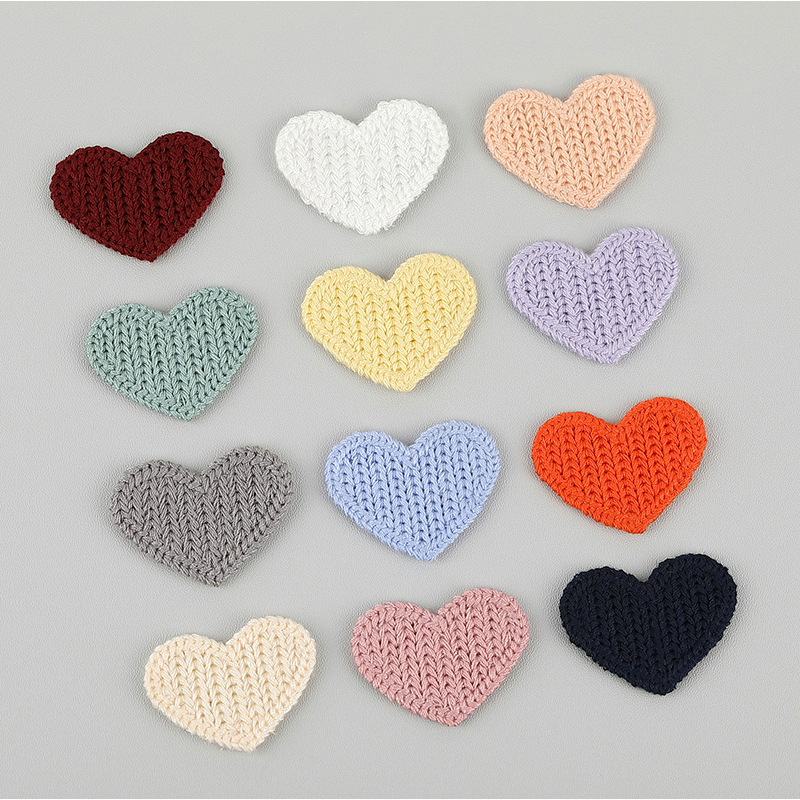 爱心刺绣布贴时尚图案布丁贴电脑绣花章破洞头饰鞋花帽花服饰辅料