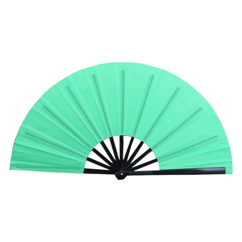 Hay en stock ventilador de anillo de hueso de plástico un pie admitir hueso de plástico Kung Fu ventilador de hueso de plástico Kung Fu ventilador multi-color opcional