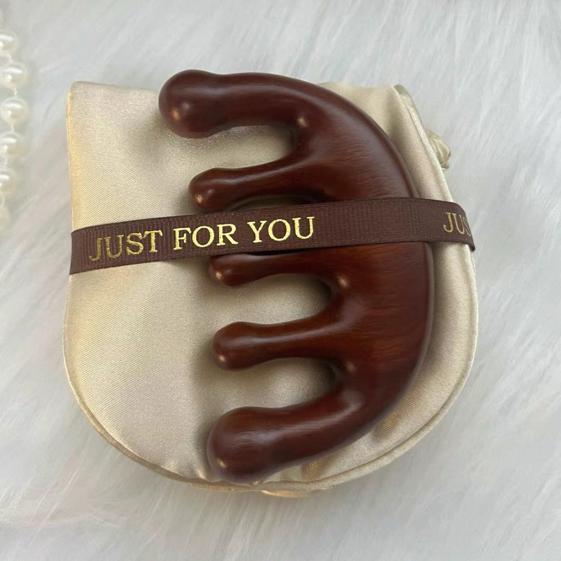 샴페인 컬러 안대 + 경락 브러쉬