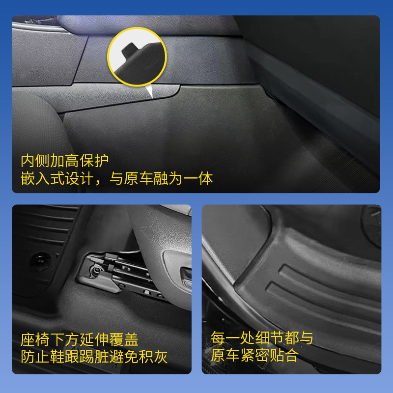 Para alfombrillas impermeables Land Cruiser LC300 Floor Mat TPE